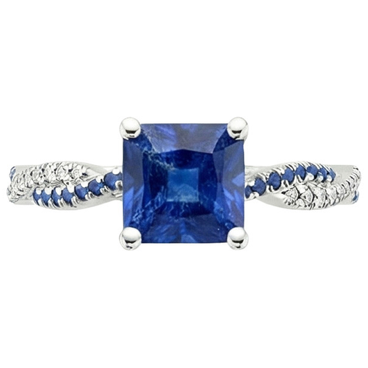 naturel round diamant 3.45carats bague détail rapproché
