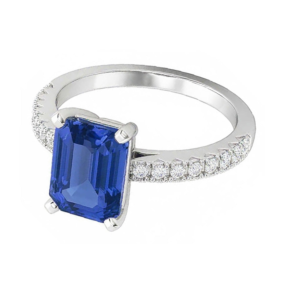 naturel round diamant 3carats bague détail rapproché