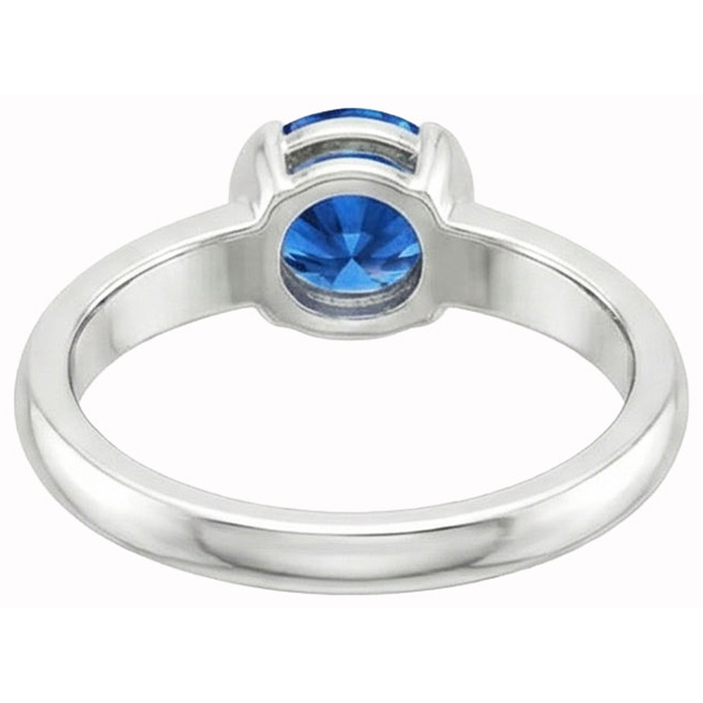 naturel round diamant 1.50carats bague vue de profil