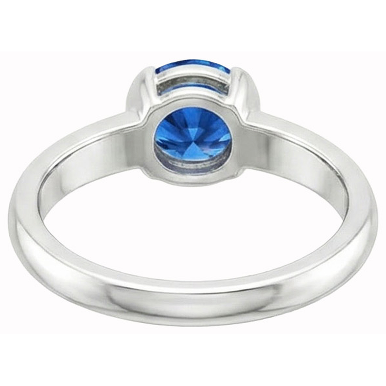 naturel round diamant 1.50carats bague vue de profil