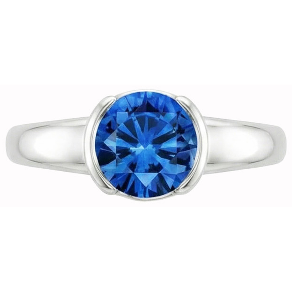 naturel round diamant 1.50carats bague détail rapproché