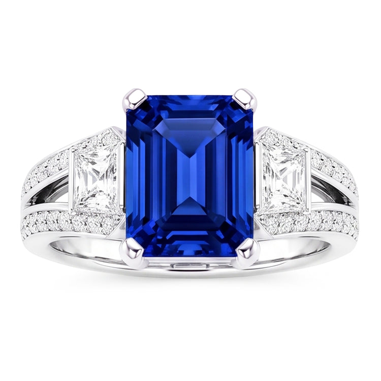 Bague de Fiançailles En Pierres Précieuses Du Sri Lanka