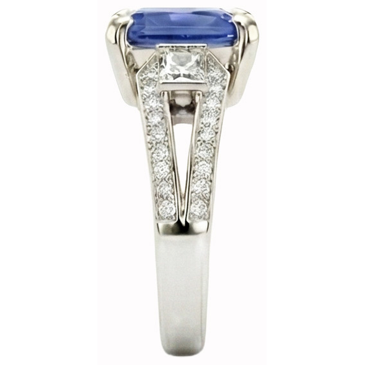 Bague de Fiançailles En Pierres Précieuses Du Sri Lanka