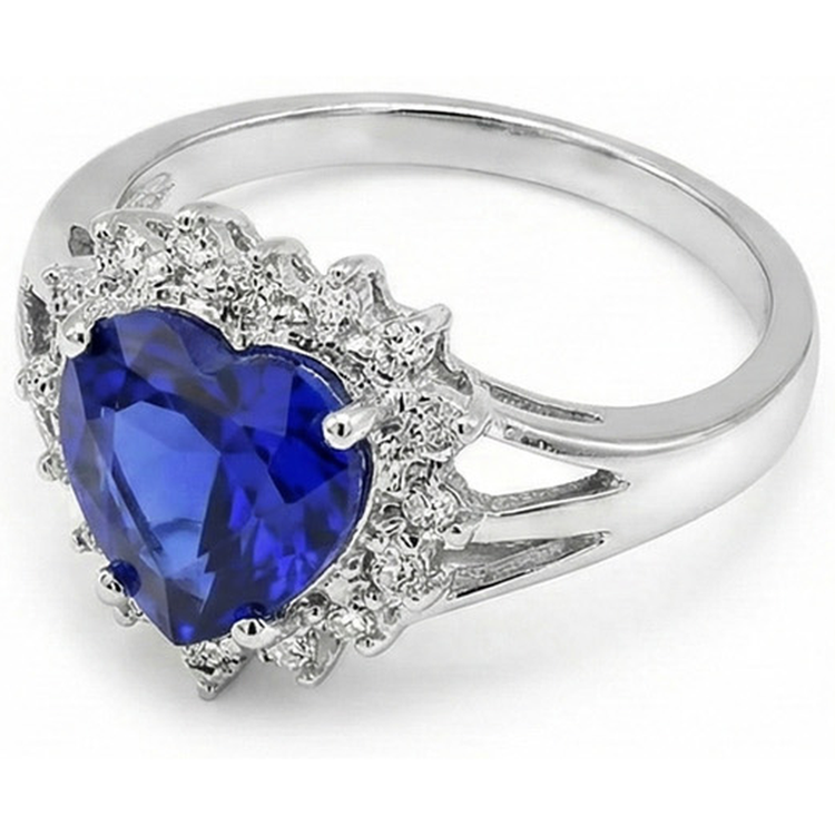 naturel diamant 7carats bague vue de dessus