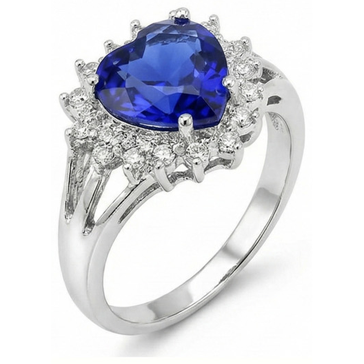 naturel diamant 7carats bague angle de côté