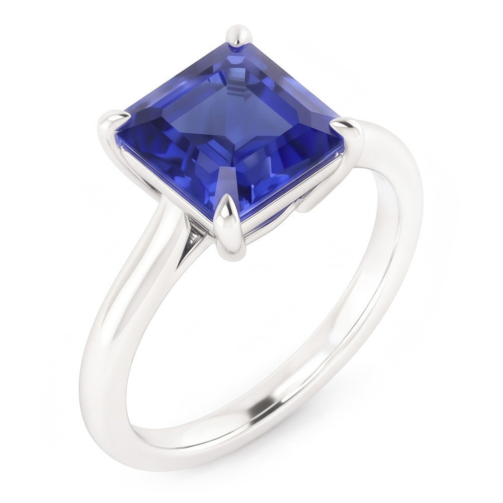 Bague de Fiançailles Femme Saphir 2 Carats