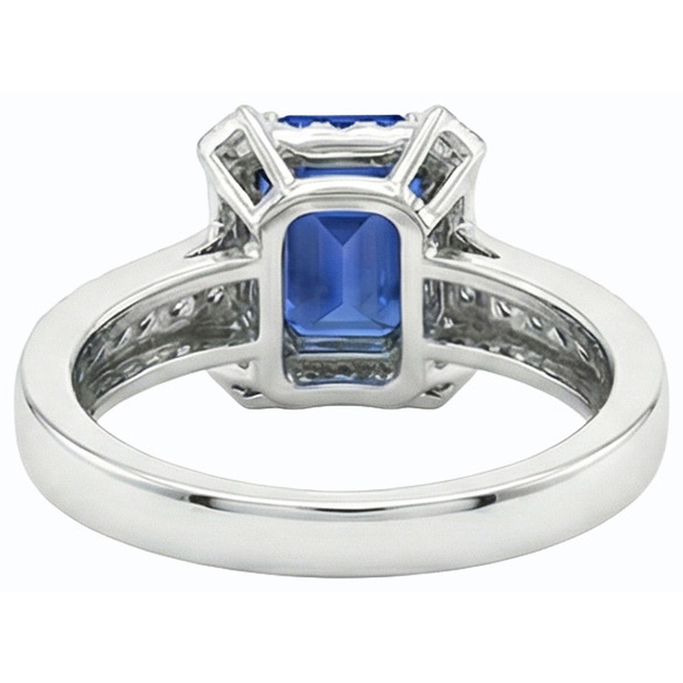 naturel diamant 3.50carats bague détail rapproché
