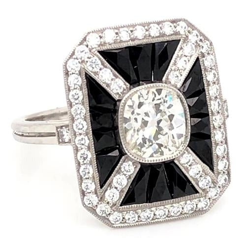 Bague de Fiançailles Halo Réel Diamant 5 Carats Forme Octogone