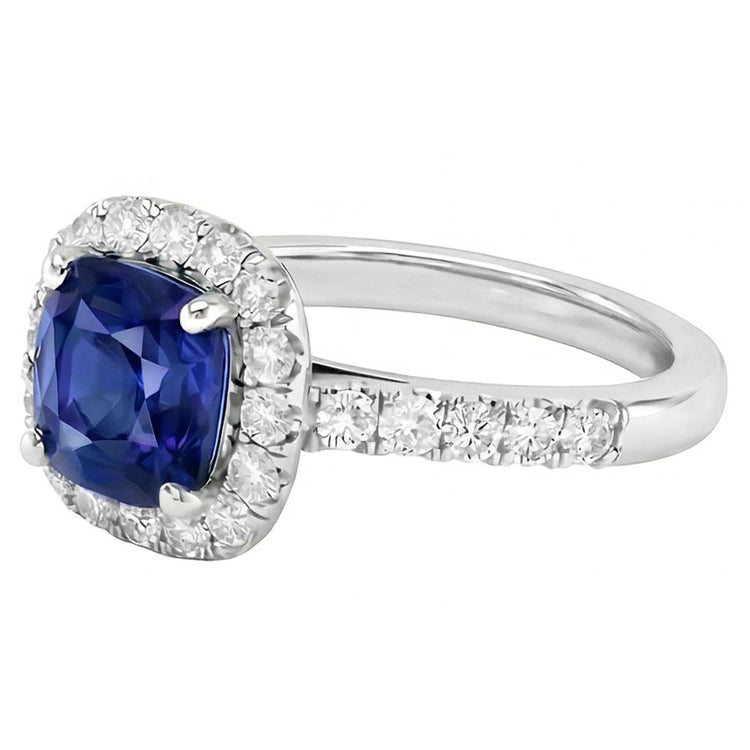 naturel round diamant 3.50carats bague détail rapproché