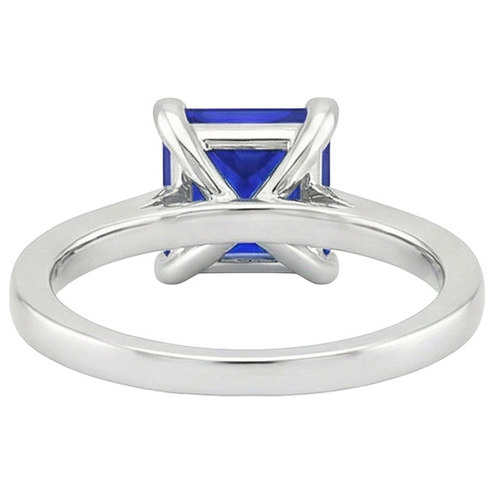 naturel diamant 4carats bague sur blanc