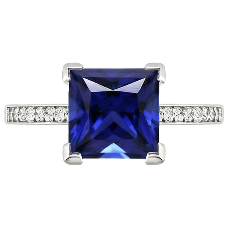 naturel diamant 4carats bague détail rapproché