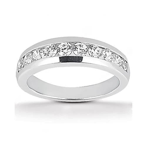 Bague de Fiançailles Réel Diamant Or Femme Bijoux 0.60 Carats