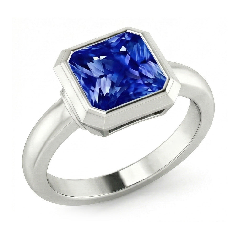 Bague de Fiançailles Saphir 3 Carats