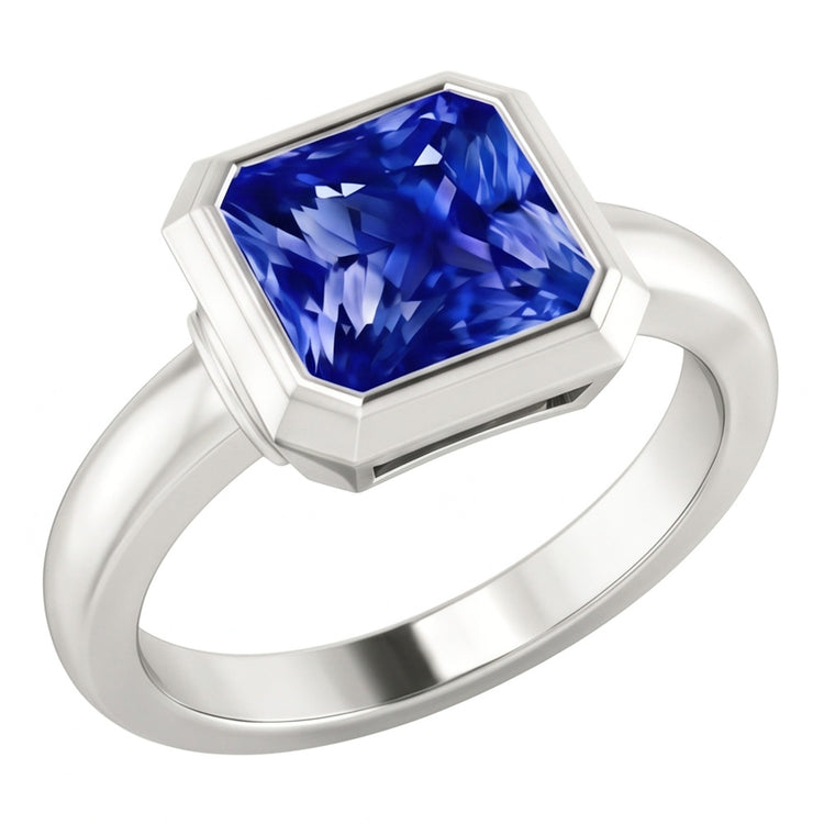 Bague de Fiançailles Saphir 3 Carats