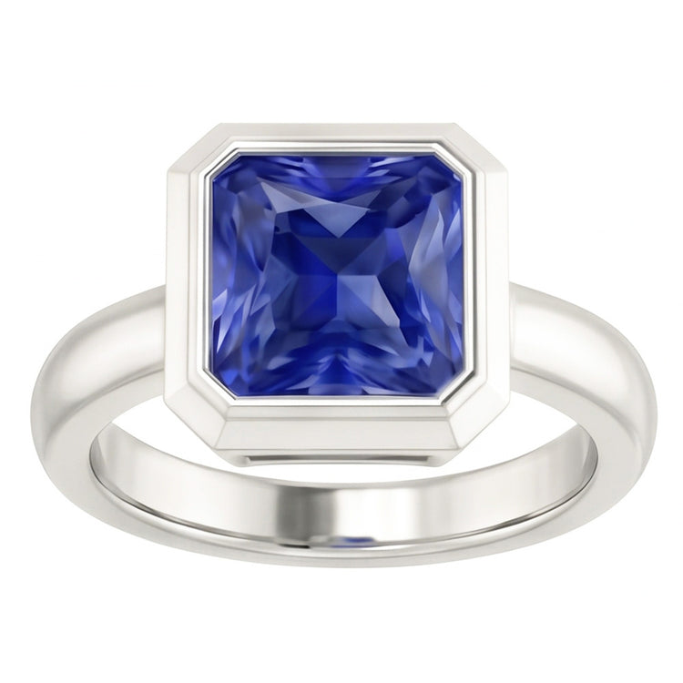 Bague de Fiançailles Saphir 3 Carats