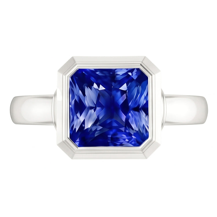 Bague de Fiançailles Saphir 3 Carats