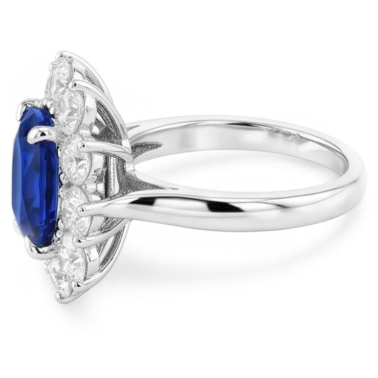 Bague de Fiançailles Saphir Abordable