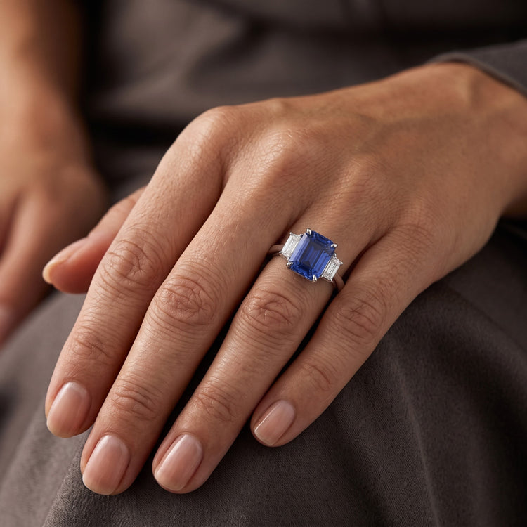Bague de Fiançailles Saphir