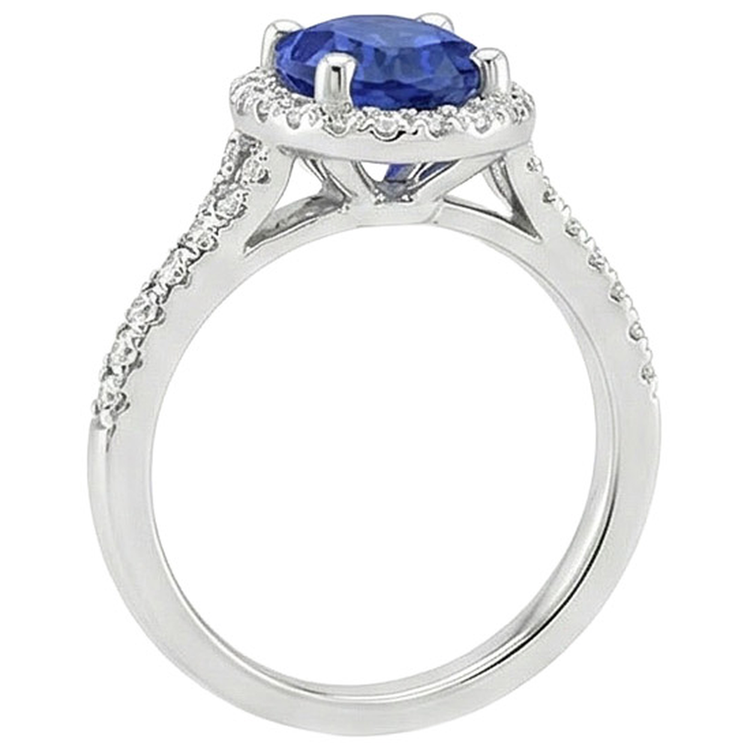 Bague de Fiançailles Saphir Royal