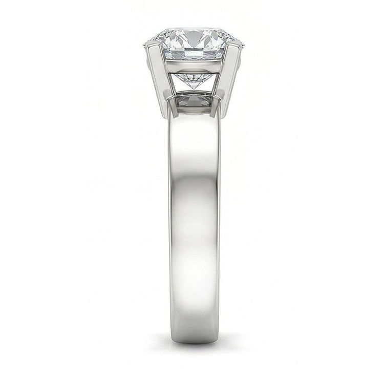 naturel diamant 3carats bague vue de profil