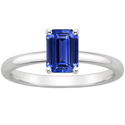 Bague de Fiançailles Solitaire Saphir 4 Carats