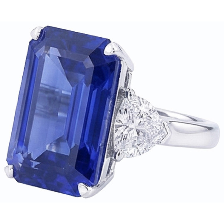 naturel diamant 3.50carats bague vue de dessus