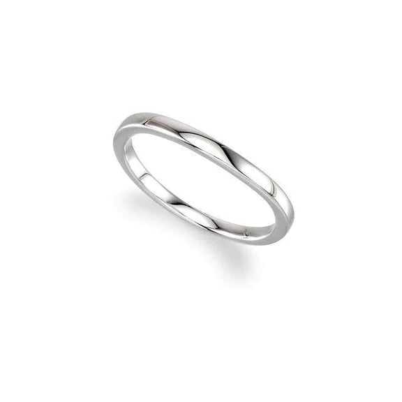 Bague de Fiançailles Trois Pierres Ensemble 2 Carats Or Blanc 14K Réel Diamant