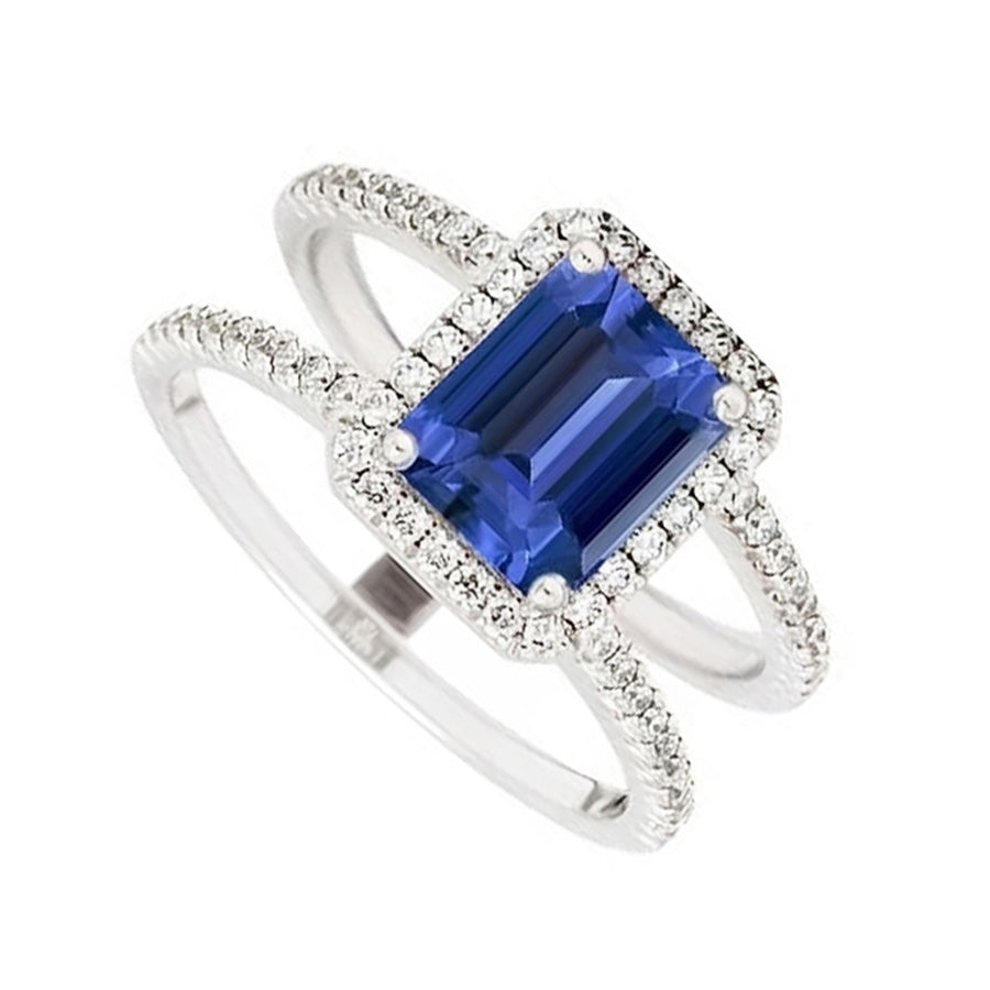 naturel diamant 3carats bague vue de dessus