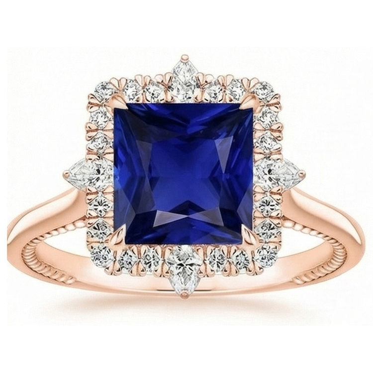 naturel marquise diamant 6.25carats bague détail rapproché