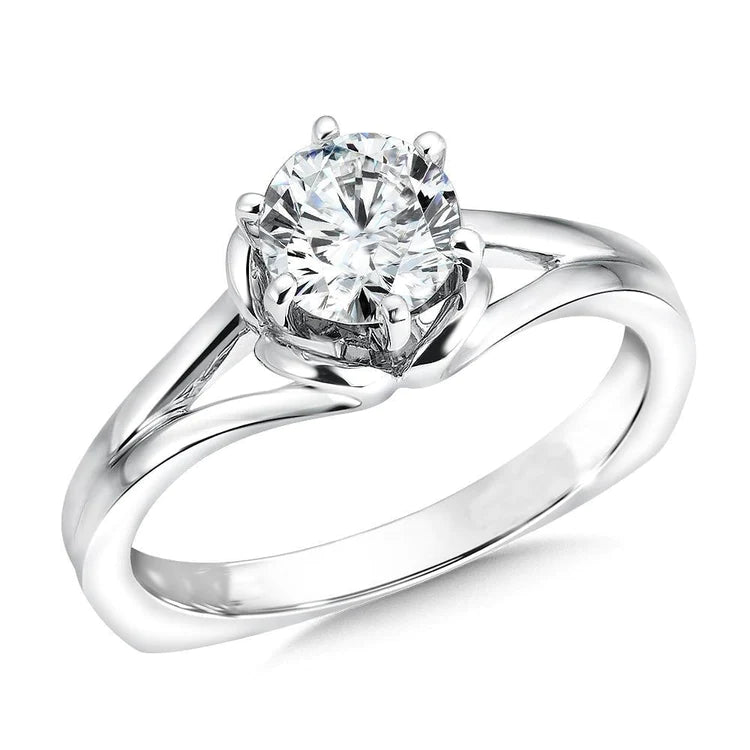 Bague de fiançailles Naturel diamant solitaire rond pour femme de 1.75 carat