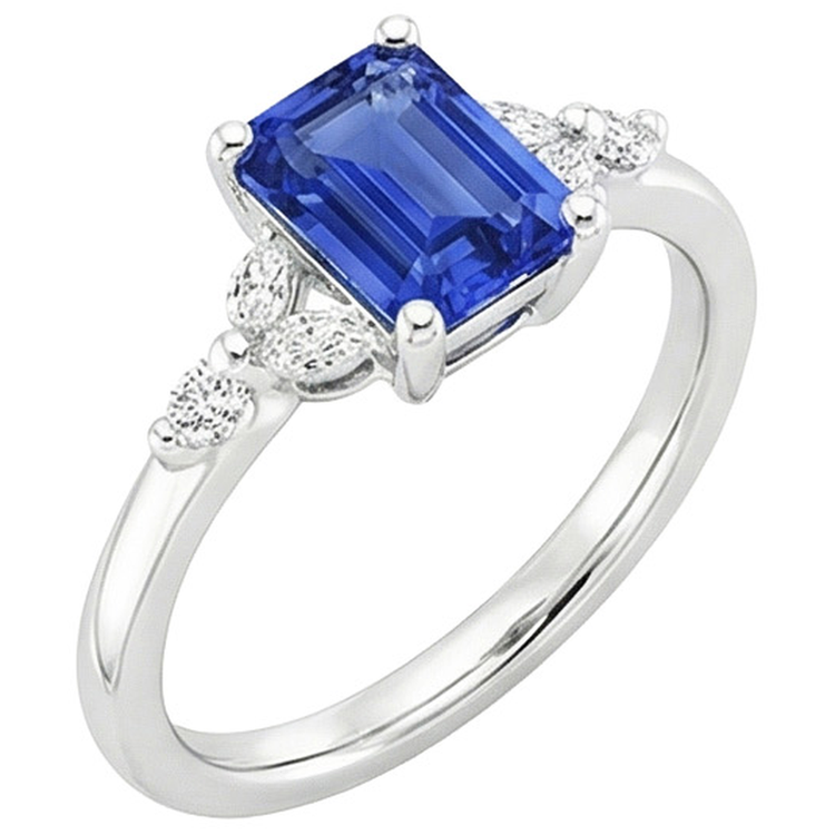 naturel marquise diamant 4carats bague détail rapproché