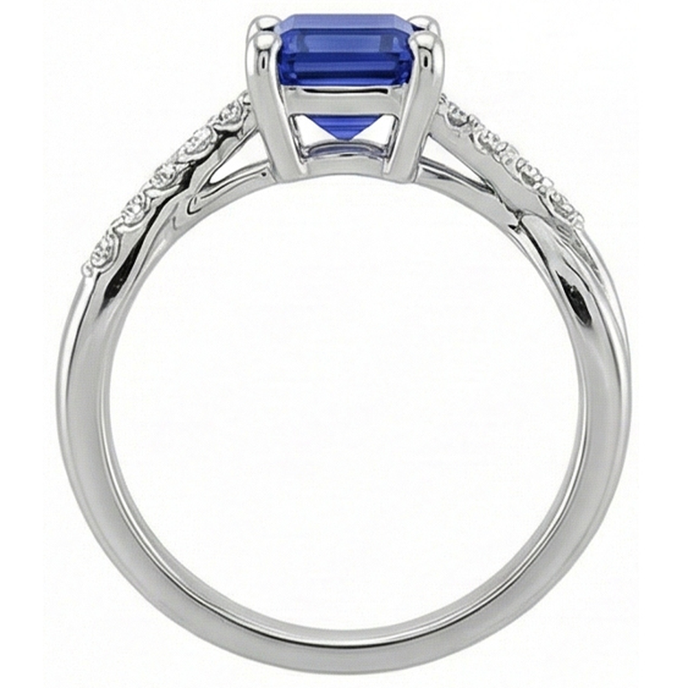 naturel diamant 3.25carats bague détail rapproché