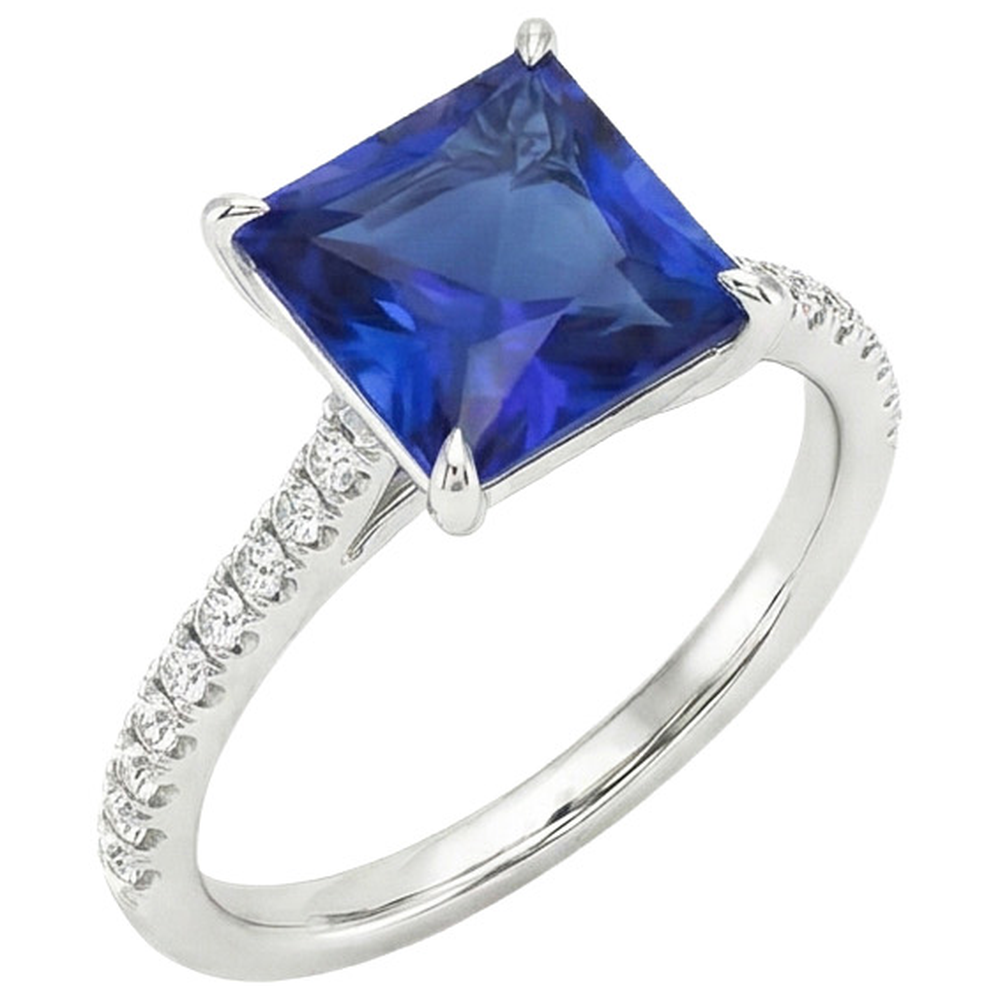 naturel diamant 6carats bague angle de côté