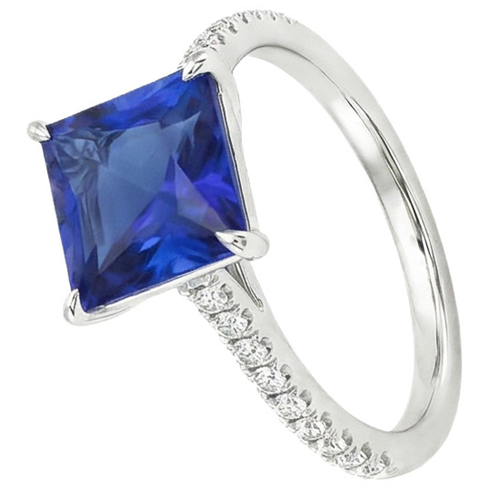 naturel diamant 6carats bague détail rapproché