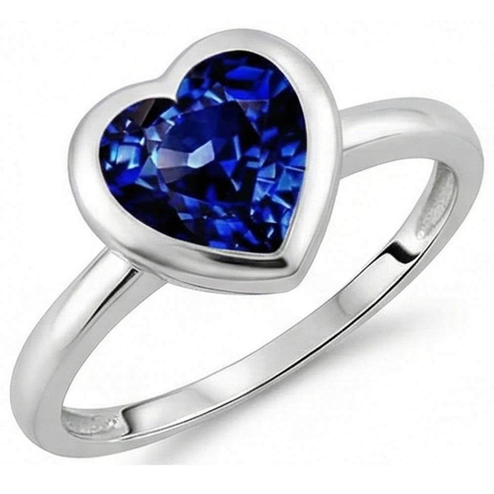 naturel heart diamant 3carats bague angle de côté