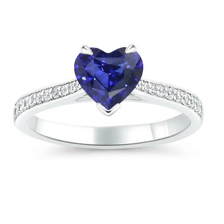 naturel round diamant 3carats bague angle de côté