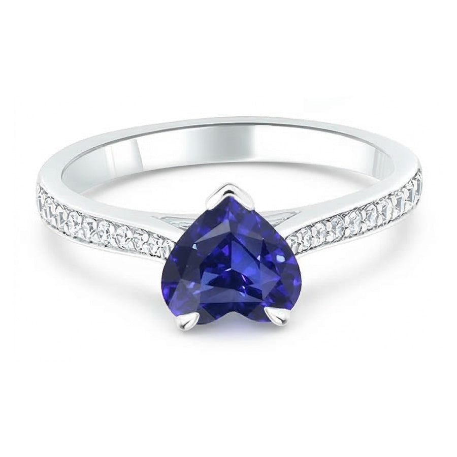 naturel round diamant 3carats bague détail rapproché