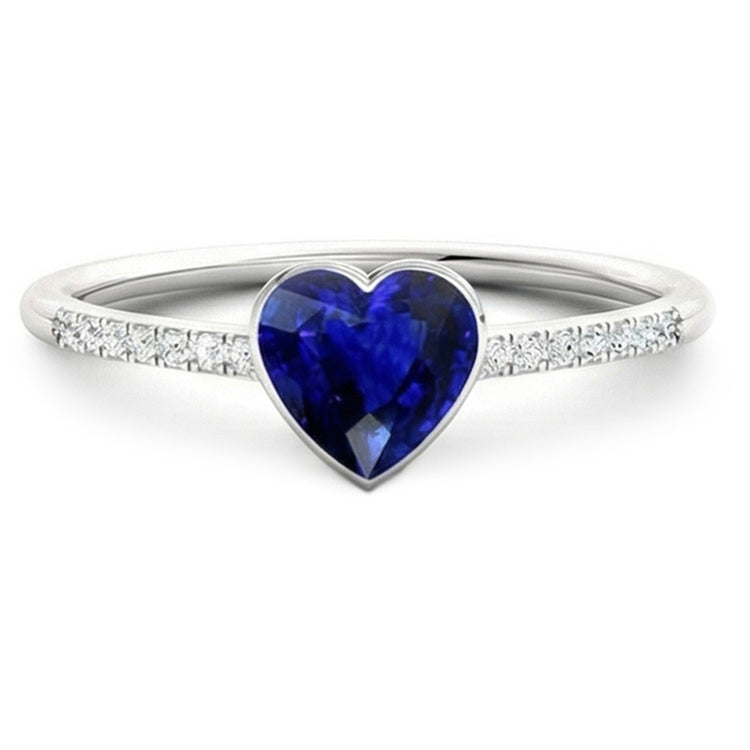 naturel round diamant 2.50carats bague angle de côté