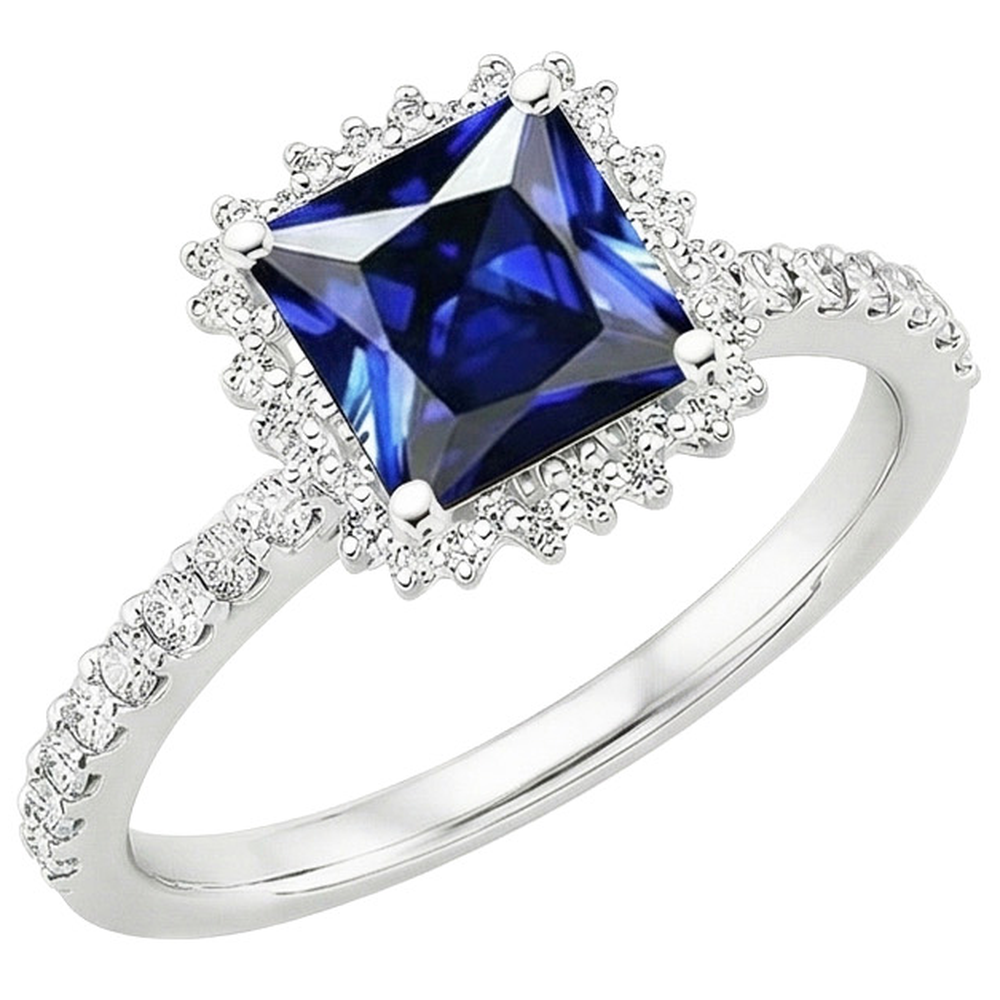 naturel diamant 6.25carats bague angle de côté