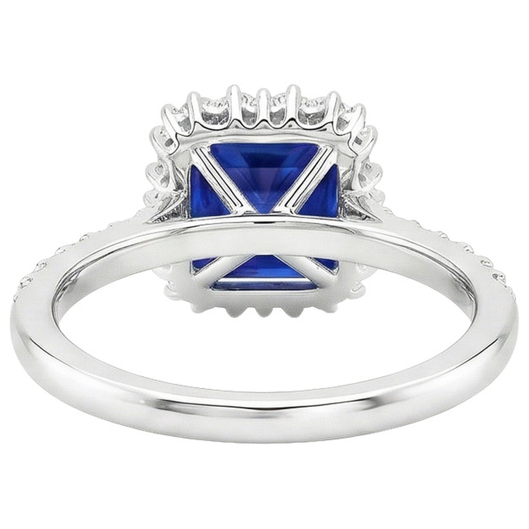 naturel diamant 6.25carats bague vue de dessus