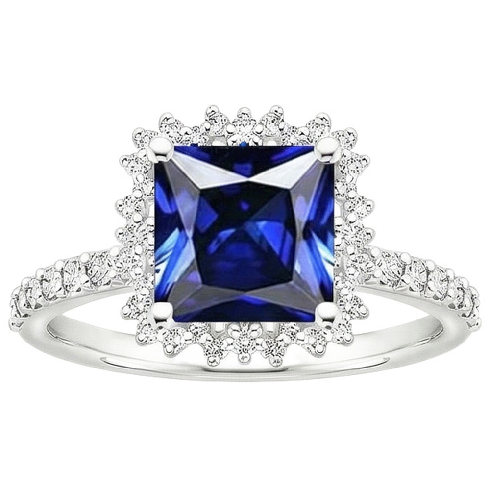 naturel diamant 6.25carats bague vue de profil