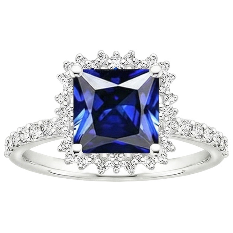 naturel diamant 6.25carats bague vue de profil
