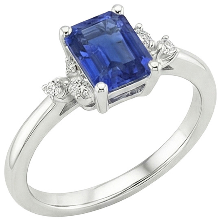 naturel diamant 4carats bague angle de côté