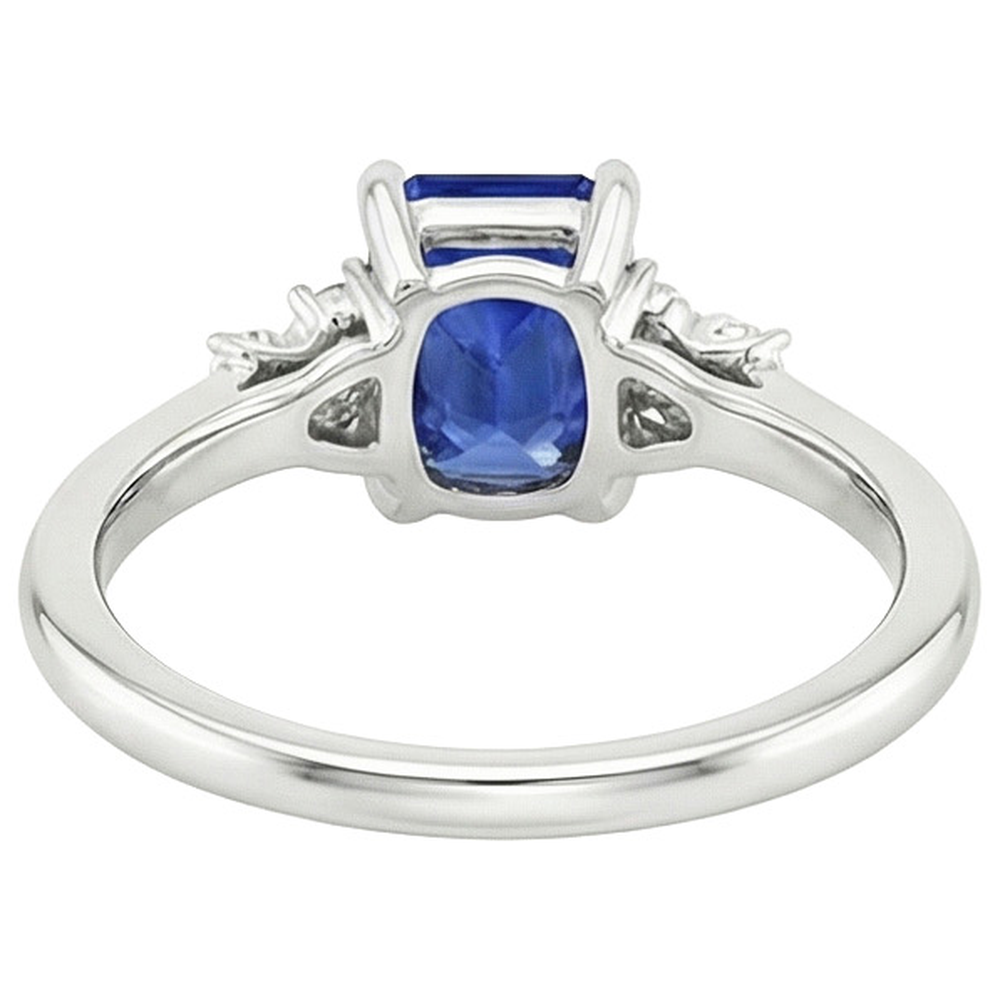naturel diamant 4carats bague vue de dessus