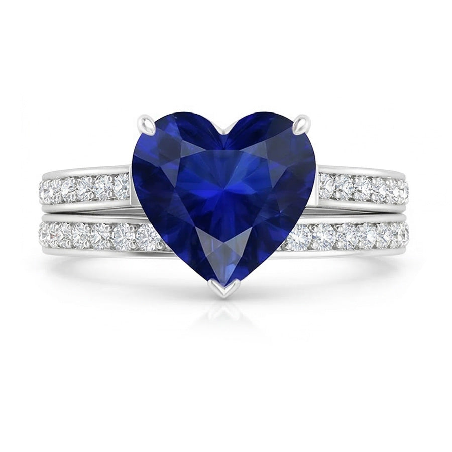 naturel round diamant 4carats bague angle de côté