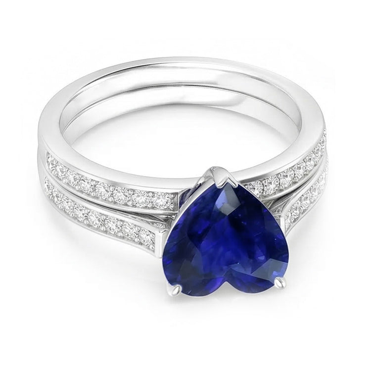 naturel round diamant 4carats bague vue de dessus