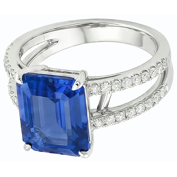 naturel diamant 4.50carats bague détail rapproché