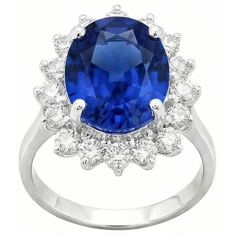 naturel diamant 4carats bague angle de côté