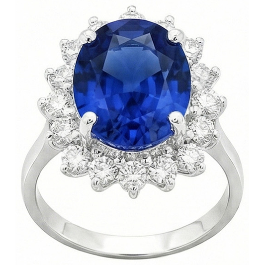 naturel diamant 4carats bague angle de côté
