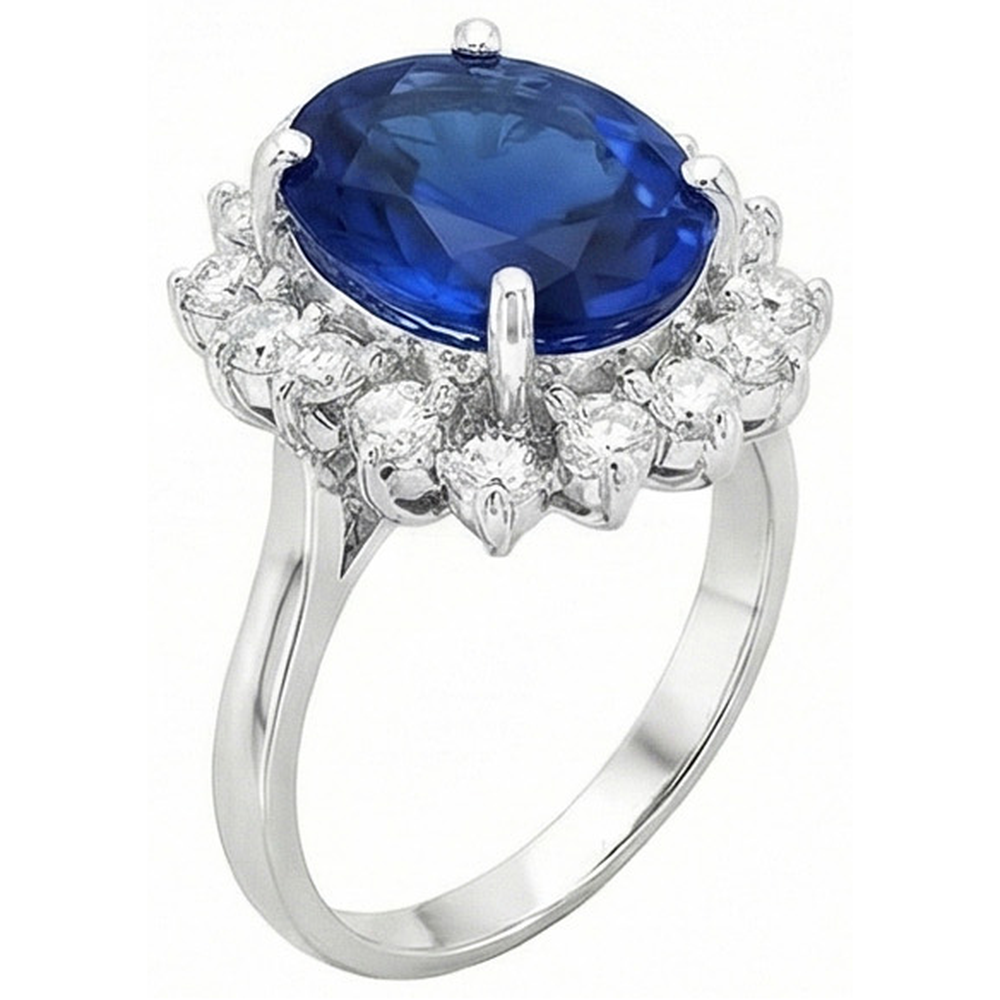 naturel diamant 4carats bague détail rapproché